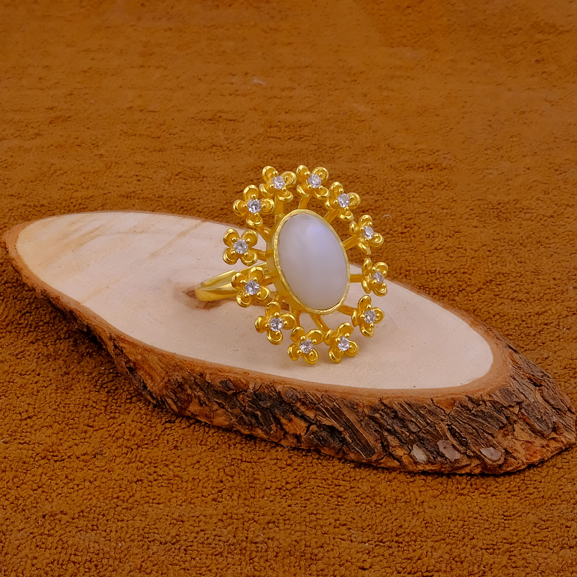 Pierre de lune arc-en-ciel