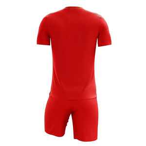 Ensemble d'uniformes de football à sublimation en polyester de haute qualité, ensemble maillot et short de football personnalisés au dernier design - Product Image 2