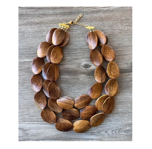 Vente en gros de perles mala en bois naturel artisanales personnalisées inachevées pour bijoux pour produit Offre Spéciale - Product Image 5