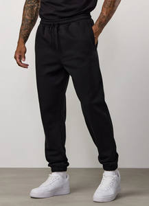 Vente chaude Personnalisé Noir Linéaire Loopback Capuche Hommes Survêtement Coton Lourd Gym & Sportwear À Capuche & Jogger Hommes Survêtements - Product Image 5