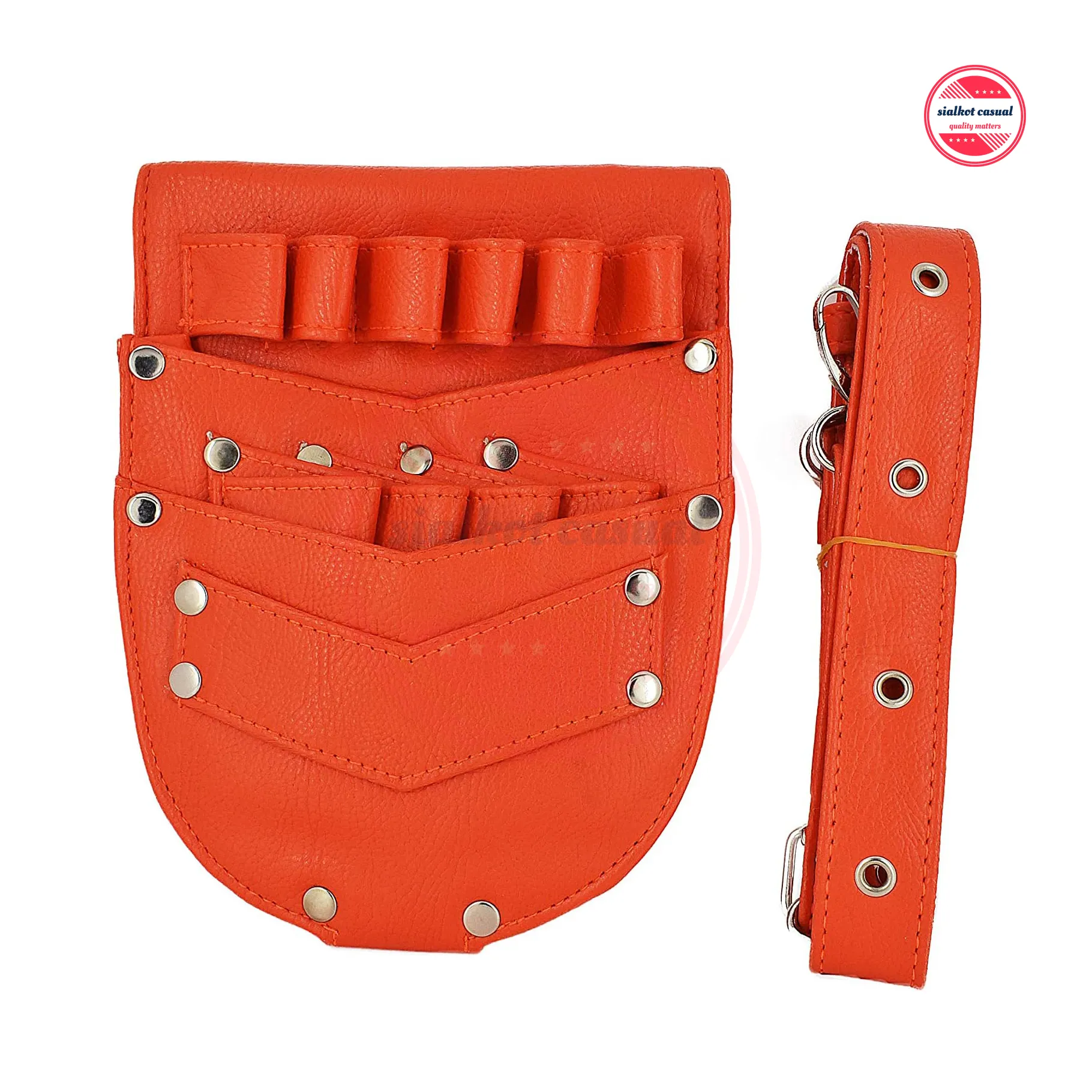 Salon Hairdressers Genuine Leather Shear Holster | Beauty Hair Scissors Combs Holster Tools Waist Belt Holster Custom Logo