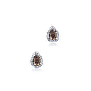 Pendientes de Plata de Ley 925 con Diseño de Circonita Cúbica en Forma de Pera y Sultanita, Hechos a Mano en Turquía, para Mujer, Ideales para Regalo o Fiesta - Product Image 3
