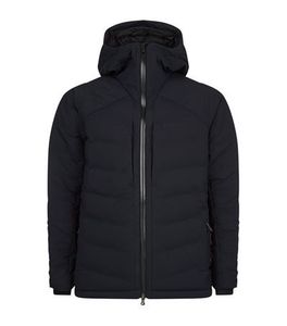 Invierno negro Puffer abajo cuero burbuja chaqueta impermeable a prueba de viento cálido con capucha cierre de cremallera XL talla grande chaqueta de esquí al aire libre - Product Image 2