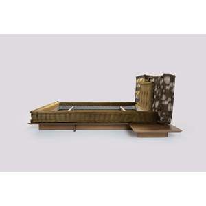 Mah Jong Kenzo Luxurious <b>Queen</b>/King Platform <b>Bed</b> Modern Luxury Design <b>with</b> Upholstered <b>Storage</b> Features Soft Home <b>Bed</b> - Product Image 4