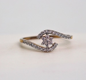 แหวนทองคำแท้ 14K สีเหลือง ประดับเพชรทรงกลม 1 กะรัต เพาะเลี้ยงในห้องปฏิบัติการ ขัดเงาอย่างดี แหวนแต่งงานสำหรับผู้หญิง สี D ถึง G ระดับความสะอาด IF SI2 - Product Image 1