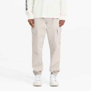 กางเกงจ็อกเกอร์ผ้าฝ้ายของผู้ชายที่มีสไตล์การออกแบบที่ทนทานขนาดกลางแบบสบายๆสวมใส่สบายๆกันน้ำมีบริการ OEM - Product Image 5