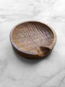 Plateau à thé rectangulaire en noyer, très vendu, avec sous-verre en bois rustique biologique, mini plateau, ensemble de plateaux, tranche de bois d'arbre, plat à collation - Product Image 2