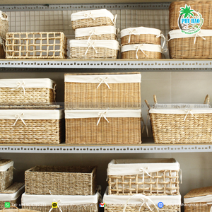 PRODUIT DE VENTE CHAUDE Décorez et désencombrez votre espace avec des solutions de stockage en jonc de mer écologiques - Product Image 5