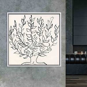 Stampa su tela di arte moderna: Henri <span class=keywords><strong>Matisse</strong></span> The Plain Tree, con cornice bianca - Product Image 1