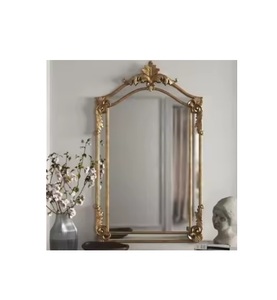 Espejo de Pared de Metal de Latón de Estilo Industrial Rústico Moderno para Decoración de Bodas, Centro de Mesa Atractivo para Cualquier Habitación - Product Image 6