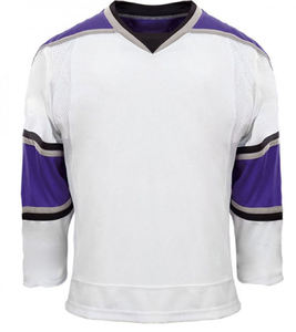 Camiseta de hockey sobre hielo de manga larga bordada por sublimación Vintage de alta calidad para hombre, servicio OEM de moda personalizado transpirable disponible - Product Image 3