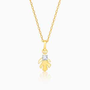 Heer by giva จี้เพชรรูปใบไม้แฟนซีสร้อยคอเพชรที่สง่างาม - Product Image 1