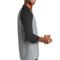 T-shirt de baseball personnalisable à manches longues pour homme – Tissu écologique anti-boulochage respirant style décontracté chic