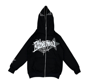 Logo personnalisé poids lourd 100% coton pleine fermeture éclair à capuche 500gsm surdimensionné épais goutte épaule Boxy recadrée fermeture éclair à capuche hommes - Product Image 1