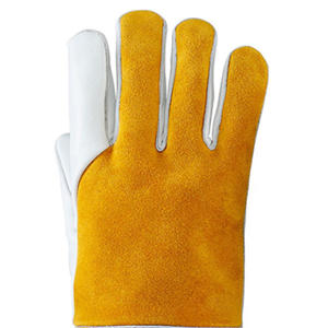 Nouveau 2025 Gant de barbecue résistant au feu de chaleur de qualité professionnelle personnalisé Gants de soudage en cuir - Product Image 5