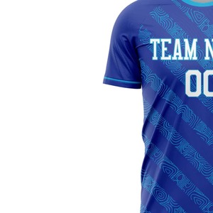 Maillot de football en polyester 100% teint en pièce de qualité supérieure pour les joueurs professionnels et amateurs unisexes - Product Image 4