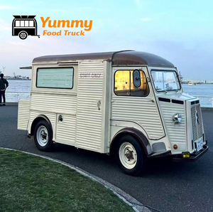 Manufacture Ice Cream Vintage Van Snack Catering <strong>Food</strong> Trailer Electric Mobile Retro <strong>Food</strong> Truck For Sale - Product Image 3
