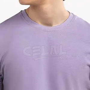 Camiseta de sublimación para hombre, prenda de vestir, de gran tamaño, lisa y ligera, con logotipo personalizado, de Color sólido, duradera - Product Image 4