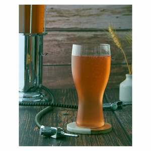 Verre à bière sans pied transparent de haute qualité, écologique, durable, recyclable, logo OEM personnalisé, articles de bar de luxe, 1000 ml, bière de blé - Product Image 6