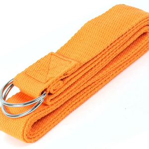 สายรัดยืดหยุ่นสำหรับเล่นโยคะพร้อมวัสดุยืดหยุ่นหัวเข็มขัดห่วงรูปตัว D แบบโลหะออกแบบได้ตามต้องการโลโก้ได้ตามต้องการ - Product Image 6