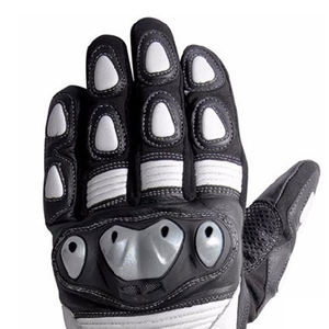 Guantes de carreras personalizados más vendidos de alta calidad, antideslizantes, precio al por mayor, piel de vaca, servicio OEM, guantes de cuero para moto - Product Image 5
