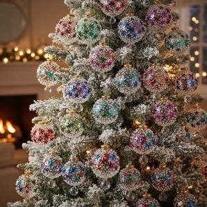 Adornos Navideños de Cristal Soplado a Mano de Lujo, Diseño Único Egipcio - Product Image 6