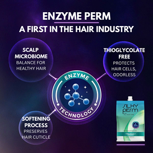 Crème permanente pour cheveux à la technologie enzymatique de nouvelle génération – Solution de salon sûre, inodore et nourrissante - Product Image 3