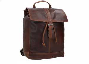 Mochila Vintage de Cuero Genuino Marrón Oscuro para Hombre, Bolsa para Portátil de 15 Pulgadas, Mochila Escolar Universitaria con Forro de Algodón - Product Image 4