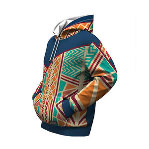 เสื้อฮู้ดพิมพ์ซับลิเมชันสำหรับผู้ชายวัสดุพิมพ์โลโก้ใหม่ - Product Image 2