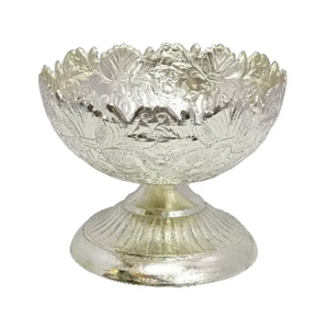 Cuenco de fruta en relieve de Color personalizado, ensaladera de aluminio hecha a mano para mesa de cocina, función desechable - Product Image 1