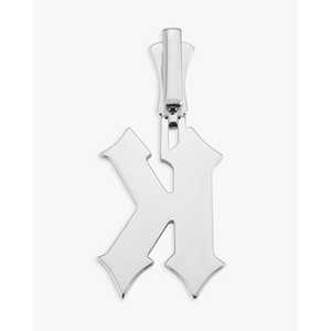 จี้ตัวอักษร K ทอง 14K ประดับมอยซาไนต์ ดีไซน์หรูหราสำหรับผู้หญิง - Product Image 3