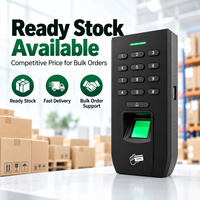 Sistem Kontrol Akses Biometrik Standalone dengan Kartu RFID, PIN Keypad untuk Akses Gudang dengan Relay dan Output Wiegand