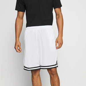 Wholesale High-quality Streetwear Men's Sports Shorts Quick Dry Zipper Pocket Striped Mesh Shorts Plain Blank Men's Shorts - Product Image 2