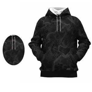 Sudadera con capucha de punto fino para hombre, con textura de tela pulida, diseño apto para sublimación y flujo de movimiento suave - Product Image 2