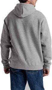 Sweat à capuche surdimensionné à manches longues pour hommes 100% coton confortable pull avec motif brodé et poches pour l'hiver - Product Image 2