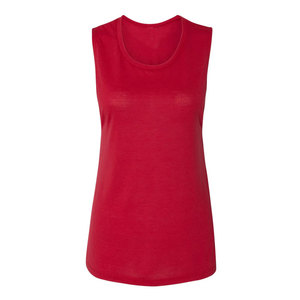 Camiseta sin Mangas Casual de Verano para Mujer BELLA CANVAS, Corte Holgado - Product Image 4