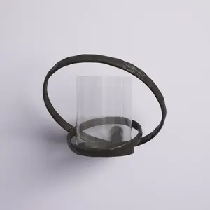 Lanternes modernes artisanales de designer, centre de table pour dîner d'entreprise, décoration de mariage, en fer, Zahid Exports - Product Image 6