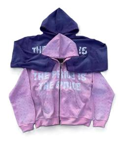 Nueva llegada de alta calidad Streetwear Hombres Serigrafía Sudadera con capucha Venta al por mayor Ropa de moda Hombres Serigrafía Sudadera con capucha - Product Image 1