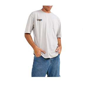 Jeunes hommes T-shirts surdimensionnés à col rond à manches courtes 100% coton Jeunes hommes T-shirts surdimensionnés à col rond du Bangladesh - Product Image 4