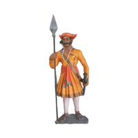 Estatua de Buda Ligera de Fibra de Vidrio, Pieza de Arte Duradera para Interiores/Exteriores, Decoración para Hogar/Oficina/Paisaje, Modelo de Resina de Tamaño Real, Budismo