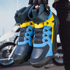 Chaussures de course en cuir pour moto professionnelles, respirantes, de haute qualité, logo personnalisé, bottes de course tendance, prix bas - Product Image 4