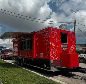 รถบรรทุกอาหารเคลื่อนที่เคลื่อนที่เคลื่อนที่ได้พร้อมอุปกรณ์ครัวครบครัน - Product Image 2