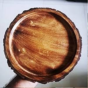 BEST WISHES - Reposacucharas de Metal con Diseño de Corteza de Árbol Natural, Color Personalizado, Hecho a Mano, Ecológico, de Acero Inoxidable, Apto para Lavavajillas - Product Image 1