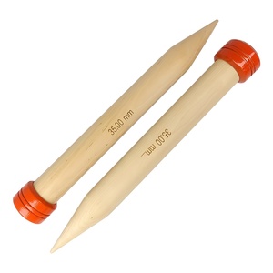 Decorative Wooden Knitting Needle With Round Top High Quality Yarn <b>Stick</b> in Many Size Laser Engraving <b>on</b> <b>Stick</b> of Crochet <b>Hook</b> - Product Image 6