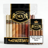 Sacs humidor refermables laminés de qualité supérieure, sacs en mylar réutilisables pour cigares avec sachet d'humidification, impression personnalisée