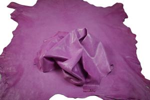 Cuero Vacuno Teñido de Púrpura, Cuero Genuino con Acabado Suave para Bolsos, Zapatos, Manualidades, Tapicería, Cuero para Artículos de Lujo - Product Image 5