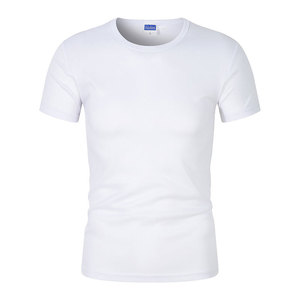 Camiseta informal de gimnasio para hombre de talla grande al por mayor, tela de ojo de pájaro de secado rápido, antibolitas, transpirable, cómoda, estampado frontal para discoteca - Product Image 1