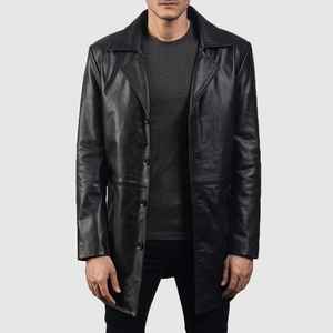 Veste en cuir unisexe de haute qualité, mode jeune, manteaux pour hommes, style américain, automne-hiver 2025, produit en gros pour hommes - Product Image 1