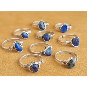Wholesale Unique Lapis Stone Design Fashion <b>Rings</b> for Trendy Jewelry Buyers - Product Image 3