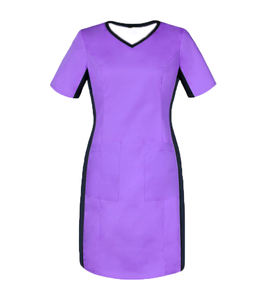 Dernière arrivée 05% de réduction élégant rose et noir uniforme médical femmes haute qualité solide doux médical gommages uniforme femmes - Product Image 2